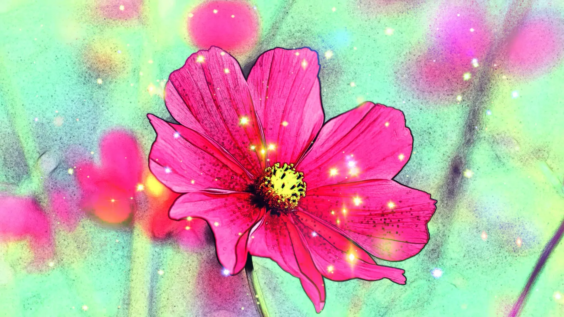 高清背景视频《萱草花》诗歌朗诵 时长：4分37秒